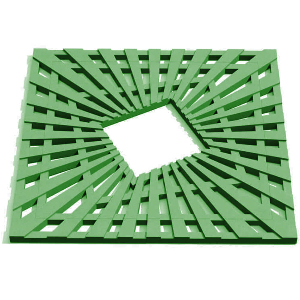 Приствольная решетка для дерева ZKING ATMOSPHERE 1.2х1.2м Зеленая Новокузнецк фото