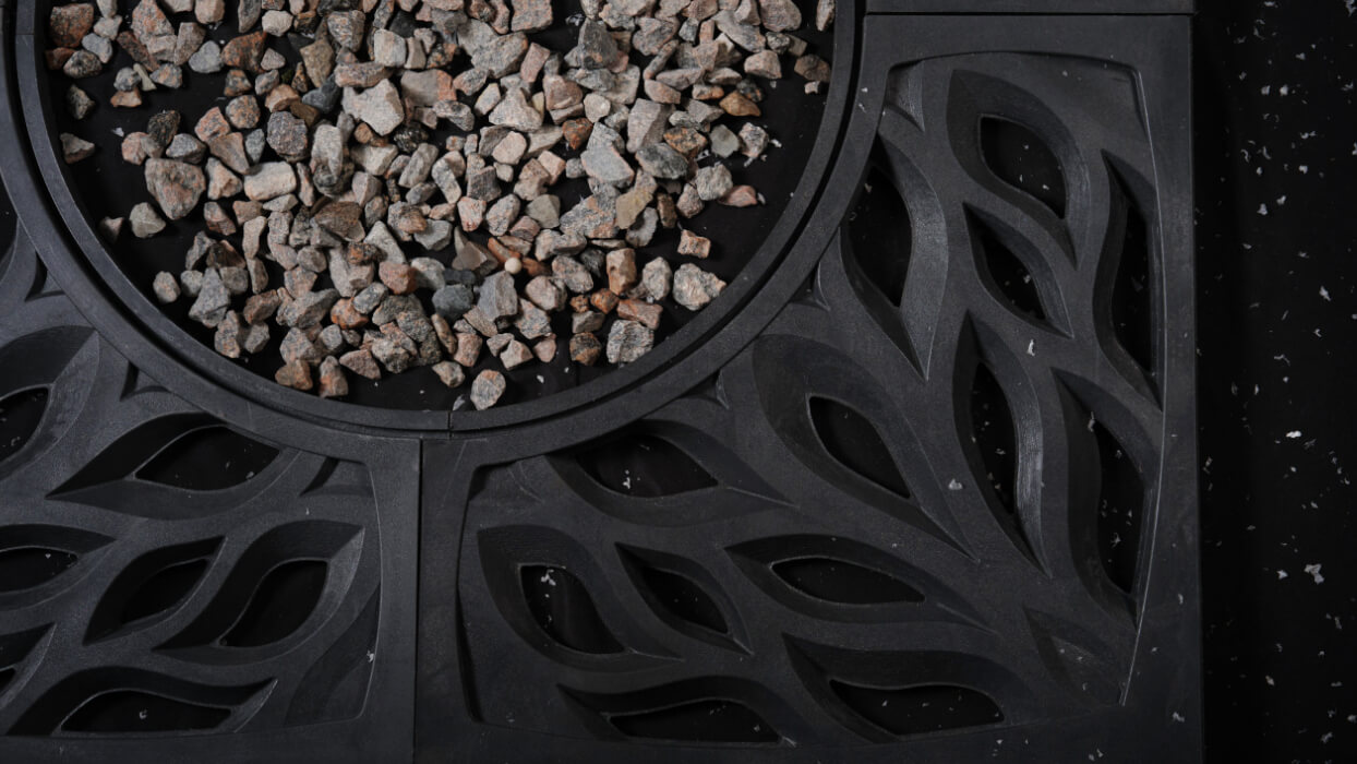 Приствольная решетка для дерева ZKING CRUST 1.2х1.2м Черная в Новокузнецке фото