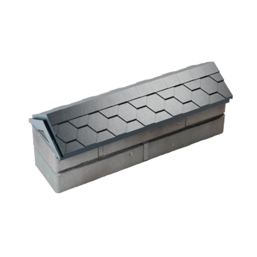 Парапет Zking Эверест Серый с посадкой на 0.5 кирпича (130мм) в Новокузнецке фото